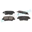 Jeu de 4 plaquettes de frein arrière RAP BRAKES R-P1315 - Visuel 2