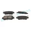 Jeu de 4 plaquettes de frein arrière RAP BRAKES R-P1316 - Visuel 2