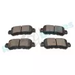 Jeu de 4 plaquettes de frein arrière RAP BRAKES R-P1316 - Visuel 3