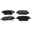 Jeu de 4 plaquettes de frein avant RAP BRAKES R-P1317 - Visuel 1