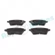 Jeu de 4 plaquettes de frein avant RAP BRAKES R-P1319 - Visuel 1
