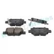 Jeu de 4 plaquettes de frein avant RAP BRAKES R-P1320 - Visuel 2