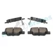Jeu de 4 plaquettes de frein avant RAP BRAKES R-P1320 - Visuel 3