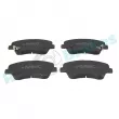 Jeu de 4 plaquettes de frein avant RAP BRAKES R-P1321 - Visuel 1