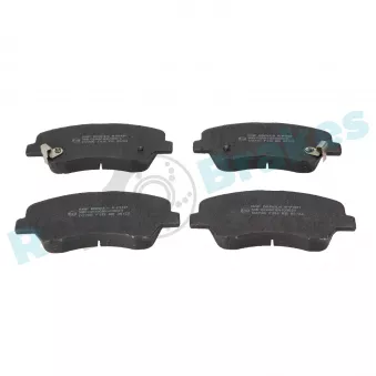 Jeu de 4 plaquettes de frein avant RAP BRAKES R-P1321