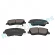 Jeu de 4 plaquettes de frein avant RAP BRAKES R-P1321 - Visuel 2
