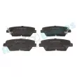 Jeu de 4 plaquettes de frein avant RAP BRAKES R-P1322 - Visuel 1