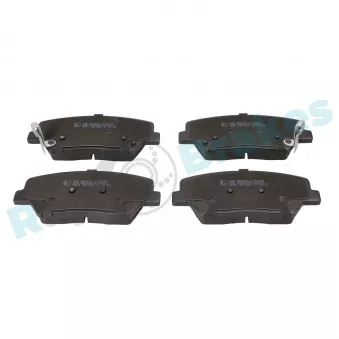 Jeu de 4 plaquettes de frein avant RAP BRAKES R-P1322