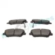 Jeu de 4 plaquettes de frein avant RAP BRAKES R-P1322 - Visuel 3
