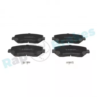 Jeu de 4 plaquettes de frein avant RAP BRAKES R-P1326