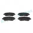Jeu de 4 plaquettes de frein avant RAP BRAKES R-P1326 - Visuel 2