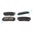 Jeu de 4 plaquettes de frein arrière RAP BRAKES R-P1330 - Visuel 2