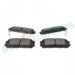 Jeu de 4 plaquettes de frein arrière RAP BRAKES R-P1330 - Visuel 3