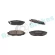 Jeu de 4 plaquettes de frein arrière RAP BRAKES R-P1332 - Visuel 2