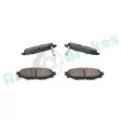 Jeu de 4 plaquettes de frein arrière RAP BRAKES R-P1332 - Visuel 3
