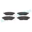 Jeu de 4 plaquettes de frein avant RAP BRAKES R-P1338 - Visuel 1