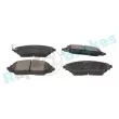 Jeu de 4 plaquettes de frein avant RAP BRAKES R-P1338 - Visuel 2