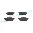 Jeu de 4 plaquettes de frein avant RAP BRAKES R-P1339 - Visuel 1