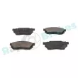 Jeu de 4 plaquettes de frein avant RAP BRAKES R-P1339 - Visuel 2