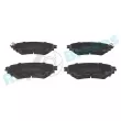 Jeu de 4 plaquettes de frein avant RAP BRAKES R-P1340 - Visuel 1