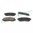 Jeu de 4 plaquettes de frein avant RAP BRAKES R-P1341 - Visuel 2