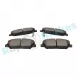 Jeu de 4 plaquettes de frein avant RAP BRAKES R-P1342 - Visuel 3