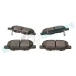 Jeu de 4 plaquettes de frein arrière RAP BRAKES R-P1343 - Visuel 3