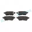 Jeu de 4 plaquettes de frein arrière RAP BRAKES R-P1344 - Visuel 1