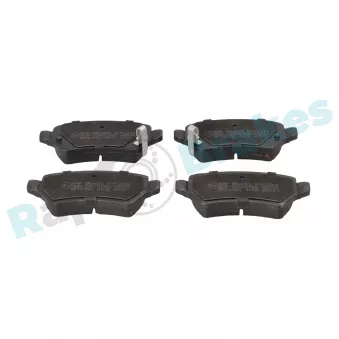 Jeu de 4 plaquettes de frein arrière RAP BRAKES R-P1344