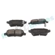 Jeu de 4 plaquettes de frein arrière RAP BRAKES R-P1344 - Visuel 2