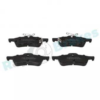 Jeu de 4 plaquettes de frein arrière RAP BRAKES R-P1345