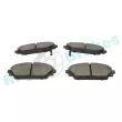 Jeu de 4 plaquettes de frein avant RAP BRAKES R-P1346 - Visuel 3