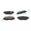 Jeu de 4 plaquettes de frein arrière RAP BRAKES R-P1347 - Visuel 2