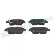 Jeu de 4 plaquettes de frein arrière RAP BRAKES R-P1348 - Visuel 1