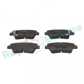 Jeu de 4 plaquettes de frein arrière RAP BRAKES R-P1348