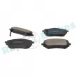 Jeu de 4 plaquettes de frein avant RAP BRAKES R-P1350 - Visuel 1