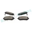 Jeu de 4 plaquettes de frein avant RAP BRAKES R-P1350 - Visuel 2