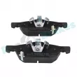 Jeu de 4 plaquettes de frein avant RAP BRAKES R-P1351 - Visuel 2