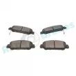 Jeu de 4 plaquettes de frein avant RAP BRAKES R-P1358 - Visuel 3