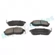 Jeu de 4 plaquettes de frein avant RAP BRAKES R-P1359 - Visuel 2