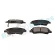 Jeu de 4 plaquettes de frein avant RAP BRAKES R-P1361 - Visuel 2