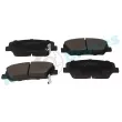Jeu de 4 plaquettes de frein avant RAP BRAKES R-P1362 - Visuel 1