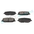 Jeu de 4 plaquettes de frein avant RAP BRAKES R-P1366 - Visuel 2