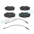 Jeu de 4 plaquettes de frein avant RAP BRAKES R-P1368 - Visuel 1