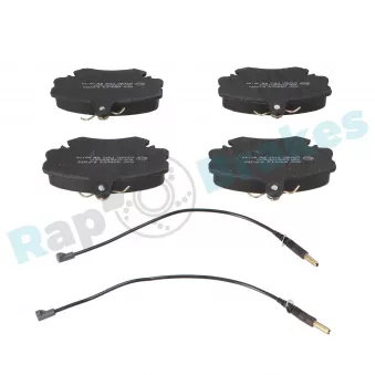 Jeu de 4 plaquettes de frein avant RAP BRAKES R-P1368