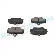 Jeu de 4 plaquettes de frein avant RAP BRAKES R-P1368 - Visuel 2