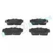 Jeu de 4 plaquettes de frein avant RAP BRAKES R-P1393 - Visuel 1