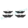 Jeu de 4 plaquettes de frein arrière RAP BRAKES R-P1394 - Visuel 1
