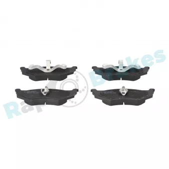 Jeu de 4 plaquettes de frein arrière RAP BRAKES R-P1394