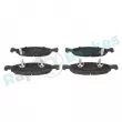 Jeu de 4 plaquettes de frein avant RAP BRAKES R-P1395 - Visuel 1